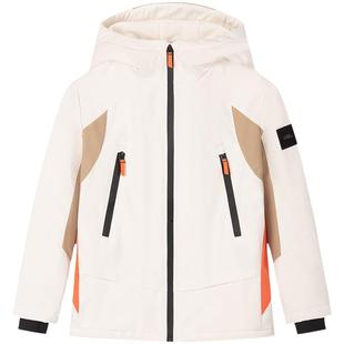 水孩儿儿童外套加绒25春秋冬新品女童三防风衣男童加厚冲锋上衣