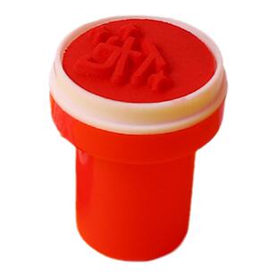 奖励印章儿童宝宝幼儿园学生卡通可爱可水洗无毒教师改作业神器星星红花表扬大拇指小印章盖章小号迷你奖章