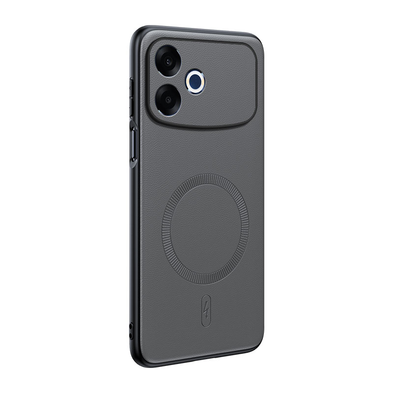 适用OPPOA6sPro内置磁吸皮质壳