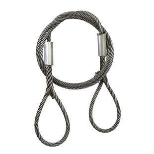 插编钢丝绳吊车专用编织扎编头子吊具起重吊装软压制压扣吊绳16MM