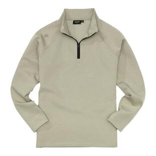 AK男装24秋冬新款衣都市户外印花插肩袖立领半拉链卫衣男