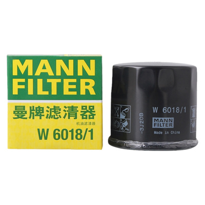 曼牌W6018/1适配马自达昂克赛拉CX-4/5专用机滤机油滤芯格滤清器