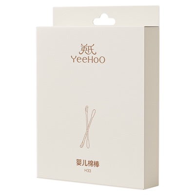 英氏婴儿棉签掏耳朵宝宝专用挖耳鼻屎清理神器新生儿童粘性棉棒