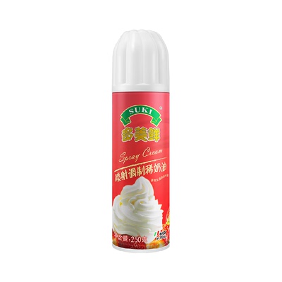 多美鲜免打发动物喷射稀奶油250g