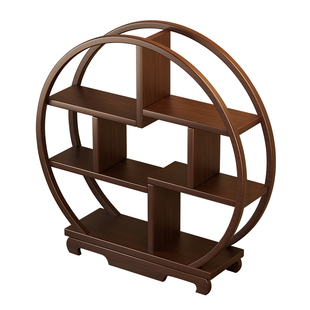 博古架实木中式桌面茶杯架茶具茶叶置物架小型茶壶收纳紫砂壶摆放