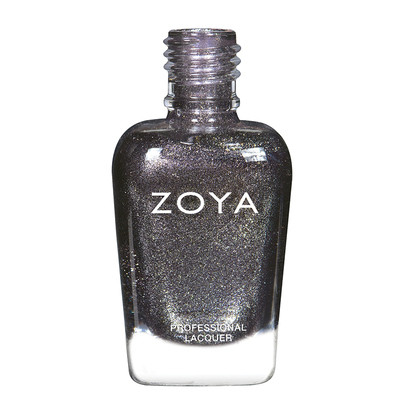 10free指甲油美国zoya金属灰黑色