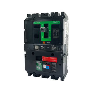 施耐德塑壳断路器带漏电保护器NSX160F TMD 100 4P4D F+Vigi模块