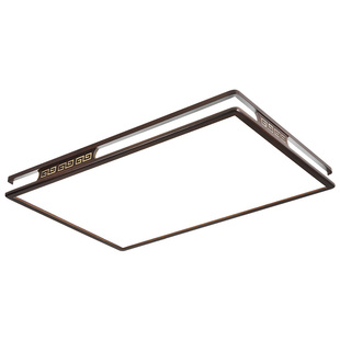 2025新中式吸顶灯实木新款客厅灯卧室餐厅全屋灯具套餐茶室防蚊虫