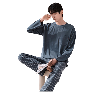 乐姿梦春秋季男士睡衣