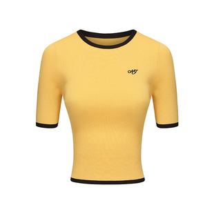 NanaJacqueline撞色刺绣复古时尚运动套装女春新款高尔夫网球羽球