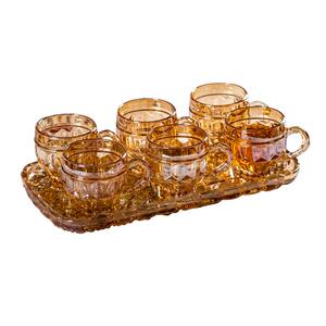 轻奢耐高温透明套装客厅玻璃杯