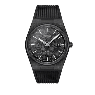 【锻造碳】Tissot天梭PRX超级玩家系列橡胶带80机芯机械瑞士腕表