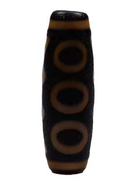 西藏天然五眼天珠单散珠男佛珠玉石玛瑙玉髓吊坠项链真品天眼配饰