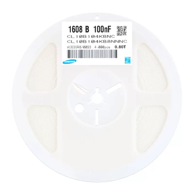 原装 0603贴片电容 50V 100NF ±10% X7R CL10B104KB8NNNC (50只)