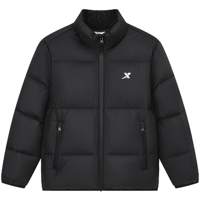 特步童装男童三防羽绒服2026年秋冬新款儿童防寒服冬装抗静电外套