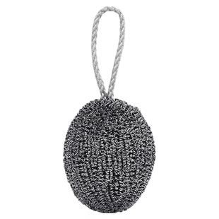 大号加密钢丝球自带挂绳不锈钢清洁球厨房刷锅洗碗神器油污不掉丝