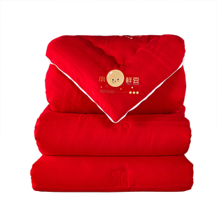 二合一双胎拉链提花子母被大豆被春秋四季被子学生加厚保暖冬被芯