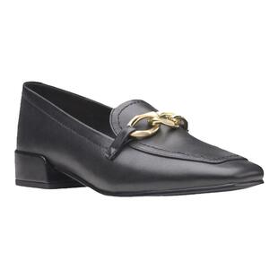 clarks其乐女鞋秋季款一脚蹬链条乐福单鞋通勤小皮鞋Seren30 Step