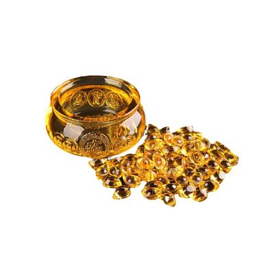 水晶元宝摆件开业礼品