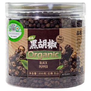 佰家珍品有机黑胡椒粒云南干调料