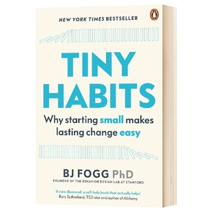 福格行为模型 Tiny Habits 斯坦福大学 行为设计学创始人 微习惯 改变一切的小变化 英文版 BJ Fogg 进口英语书籍