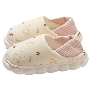 包跟月子鞋4月5月份春夏薄款室内家居防滑透气保暖软底孕产妇拖鞋