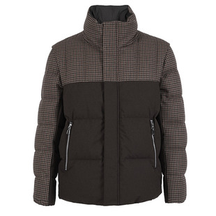 【霍尔多巴吉白鹅绒】callisto卡利斯特秋季男流行拼接羽绒服外套