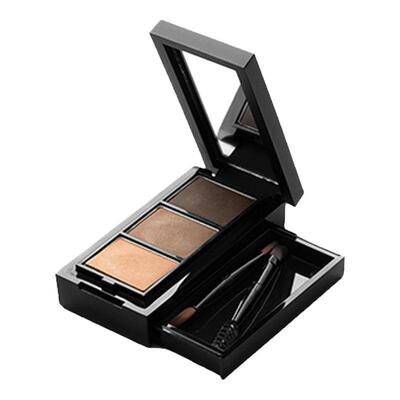 unny悠宜眉粉三色眉粉盘不易脱色防水防汗持妆修容鼻影官方正品