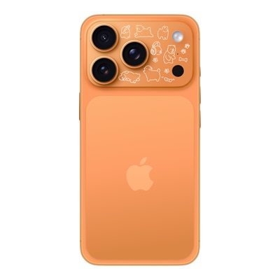 SkinAT适用iPhone 17 Pro Max镜头保护膜 17Pro 摄像头贴膜 苹果手机创意卡通镜头贴 不留胶 3M材料 单个装