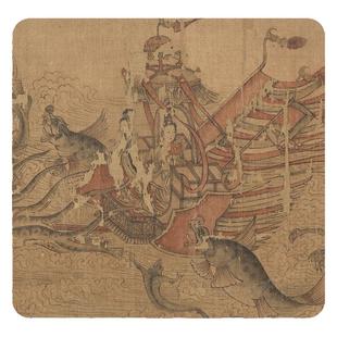 宋摹顾恺之《洛神赋图》第二卷辽宁省博古字画真迹复制品横幅长卷