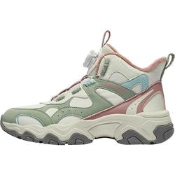 安踏儿童女童休闲鞋二棉鞋加绒加厚保暖运动