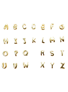 异想字母英文自由搭配隔珠小挂坠