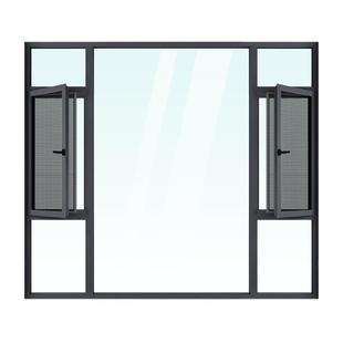 维盾断桥铝门窗65系列  封阳台窗 双层钢化玻璃窗 农村自建房窗