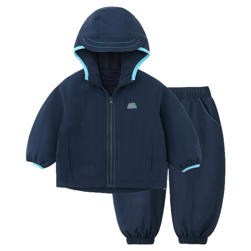 齐齐熊宝宝儿童宽松秋款透气套装