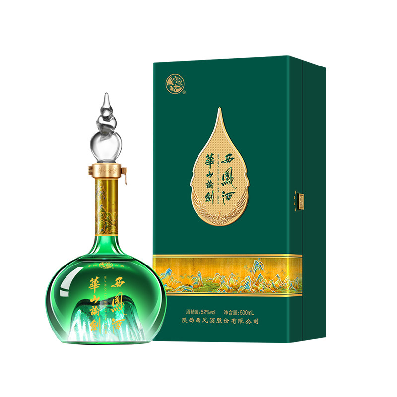 华山论剑西凤酒52度艺术版绵柔白酒/调香白酒