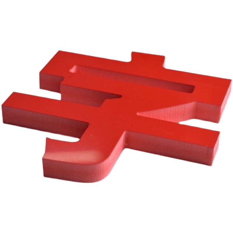 logo背景墙哑光金属字亚克力