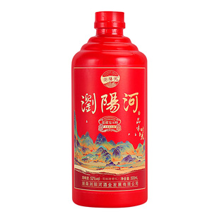 4浏阳河龙苏宴A88浓香型52度白酒纯粮食酒水整箱500ml*2瓶礼盒装