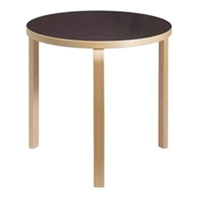 简约现代实木餐桌artek平替设计师款圆桌小户型网红家用ins书桌