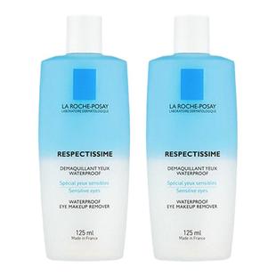 欧洲直邮La Roche Posay理肤泉水油分离眼唇卸妆液125MLx2瓶装