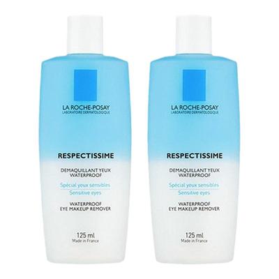 欧洲直邮La Roche Posay理肤泉水油分离眼唇卸妆液125MLx2瓶装