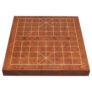 御圣象棋棋盘橡棋中国象棋实木棋盘高档大号独木棋盘木质像棋盘