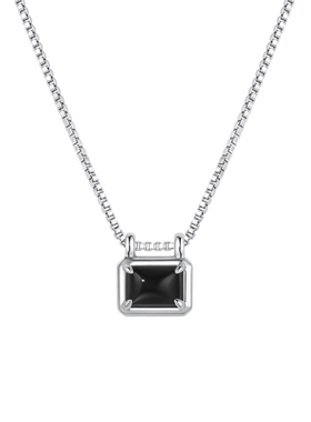 Onchic黑白方糖项链女轻奢高级感