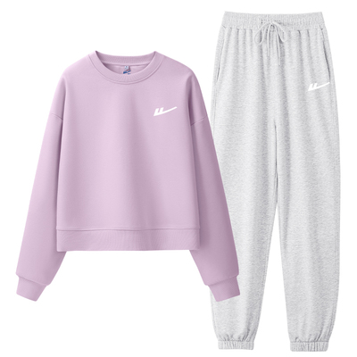 回力休闲运动套装女秋季两件套