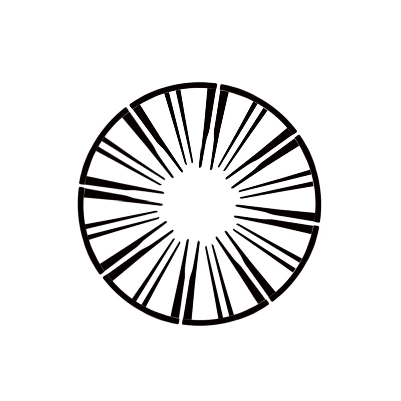 适用星途揽月改装黑化轮毂贴纸