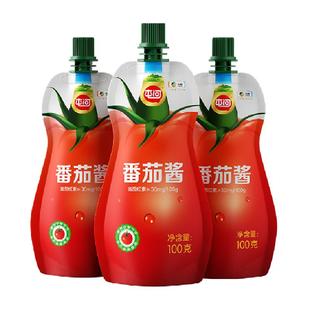 中粮屯河番茄酱小包装西红柿酱罐头番茄膏番茄块儿童番茄沙司