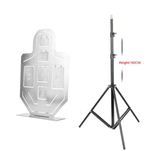 跨境亚马逊IPSC射击训练靶不锈钢户外金属CS钢真人射击靶标靶