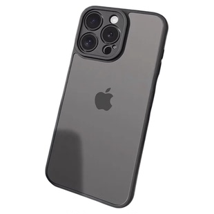 黑色磨砂适用苹果17新款手机壳iphone15promax小众16高级感14硅胶13耐脏超火12全包防摔防尘男女pm软高端13外