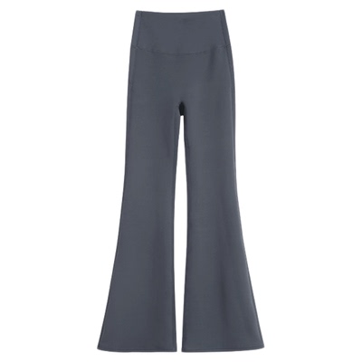 羊绒蚕丝微喇瑜伽裤女外穿2025新款秋冬季加绒喇叭鲨鱼裤高腰显瘦