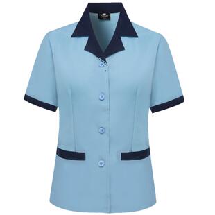 保洁服短袖套装女厂服服务员夏季男服装保洁员阿姨工作服秋冬长袖