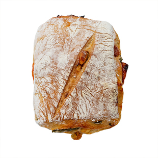 枣叔的店罗勒番茄干酪硬欧欧包手工面包健身营养轻卡早餐饱腹零食